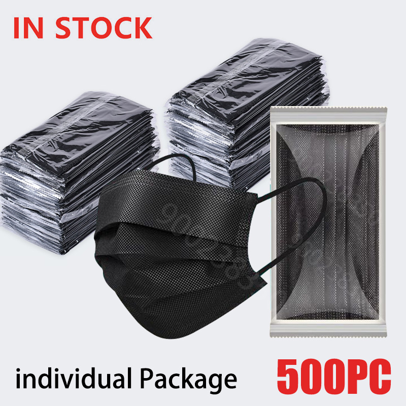 50–500 шт. Черные одноразовые  – обзор и цена Disposable Surgical Mask