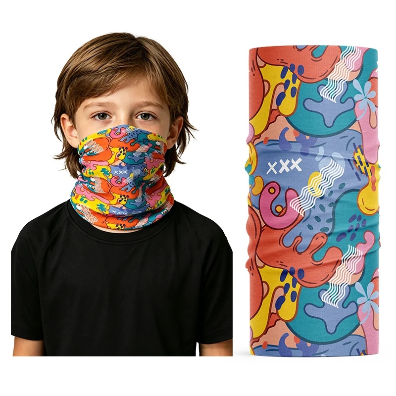 Детский охлаждающий шейный баф – обзор и цена Kids Face Mask